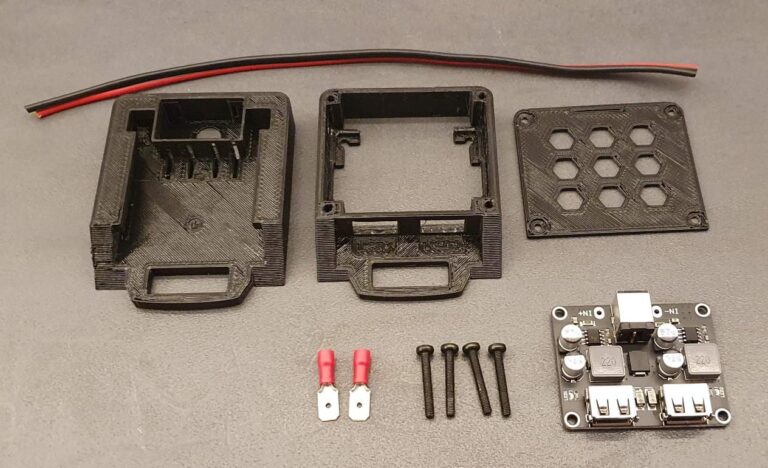 Parkside 3D Printed USB Charger: Parts