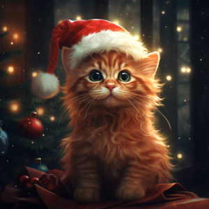 christmas cat