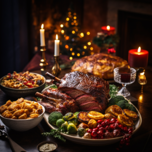 a photo of the perfect Christmas dinner