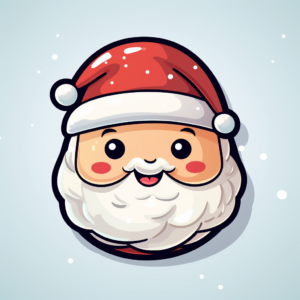 Christmas cookie, watercolor, simple icon vector illustration, svg file, simple, single object, white background