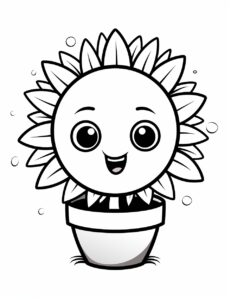 coloring page for kids,cute plain cartoon, simple dainty thick black line, black and white,vector art on a white background --no shading --ar 85:110 --v 5.2