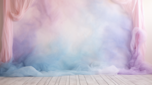 abstract backdrop in a blend of pastel colors, like gentle pinks, blues, and purples. The soft hues create a dreamy ambiance, suitable for showcasing delicate items --ar 16:9 --v 5.2