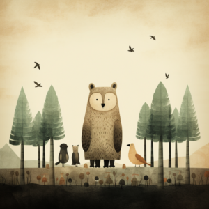 in style of Jon Klassen --v 5.2