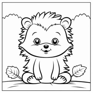 Blank coloring page with simple outlines. Minimalist, black and white, simple, child - friendly, Super Fun Adventure Coloring Book for Kids, cartoonish, easy to color. , --v 5.2