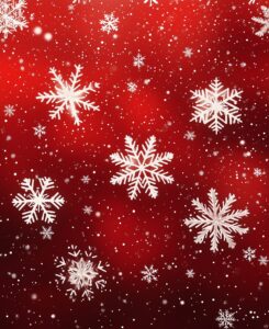 Stylish Christmas background with white snowflakes on a red background, a simple vector illustration, flat design, using white and dark crimson colors, high resolution, high quality, high detail, high definition, hyper-realistic, hyper-detailed, and hyperrealistic. --ar 59:72 --stylize 250 --v 6.1